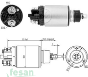 ZM 826 ISKRA 12V MARŞ OTOMATİĞİ CASE JCB MASSEY FERGUSON PERKİNS VALTRA
