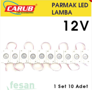 0409939 12V PARMAK MERCEKLİ YUVARLAK KABLOLU BEYAZ KABLOLU