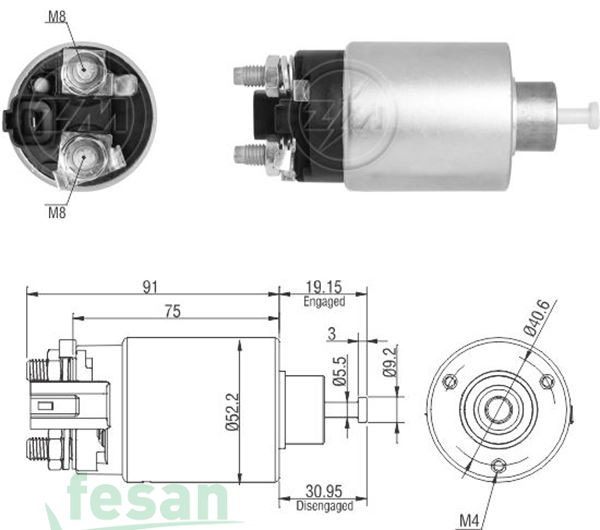ZM 2866 DELCO 12V MARŞ OTOMATİĞİ HYUNDAİ EQUUS GENESİS KİA MOTORS BORREGO