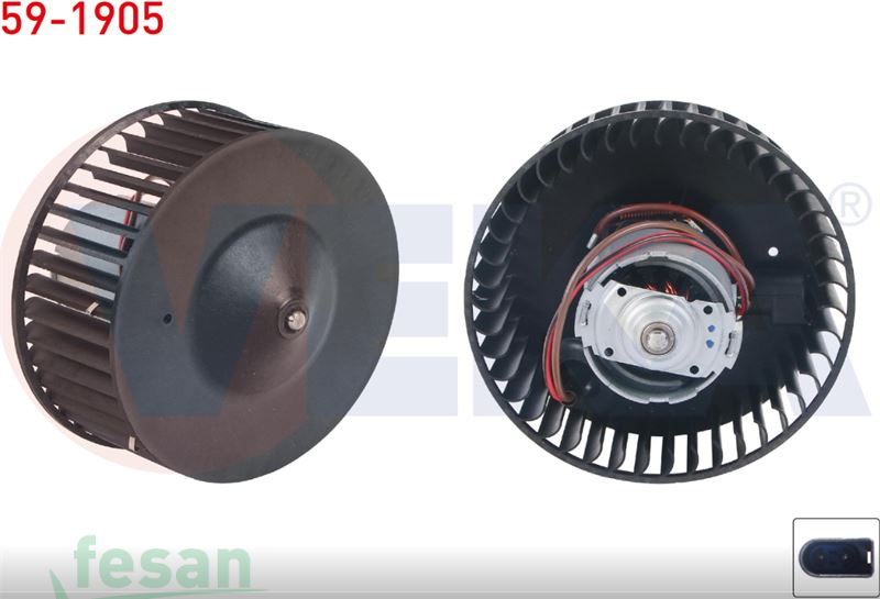 59-1905 12V KALORİFER MOTORU FORD FİESTA 1996-2002 TERS PERVANELİ