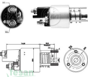 ZM 3397 MARELLİ 12V MARŞ OTOMATİĞİ MERCEDES BENZ 180 200-230-250-C CLASS-CLC CLASS-CLK CLASS-E CLASS-SLK CLASS