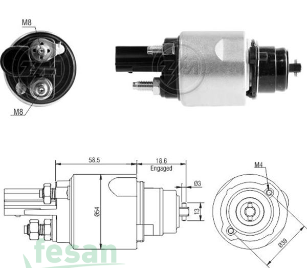ZM 3498 VALEO 12V MARŞ OTOMATİĞİ VW AMAROK CRAFTER