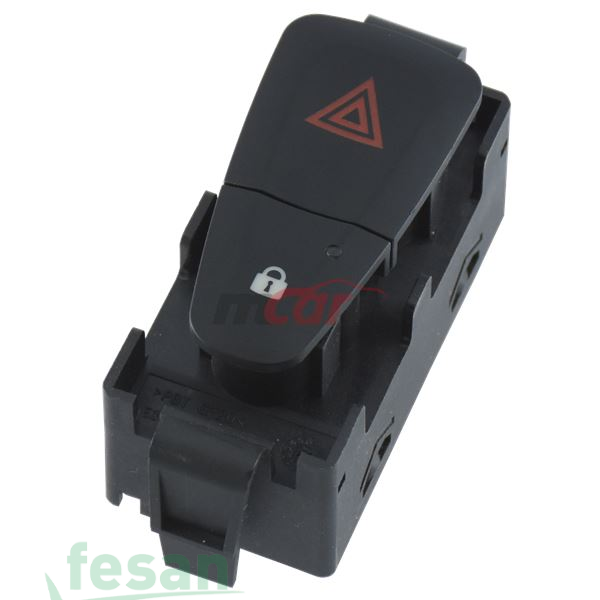 AN765B ANAHTAR 4LÜ FLAŞÖR DACİA SANDERO 6F SİYAH RENAULT MEGANE III FULUENCE III SCENIC III