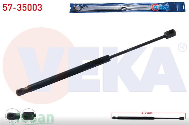 57-35003 AMORTİSÖR BAGAJ RENAULT CLİO II 1998-2005 412MM/340N