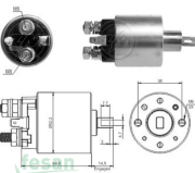 ZM 4719 HİTACHİ 12V MARŞ OTOMATİĞİ İSUZU 8DH DMAX RODEO D-MAX