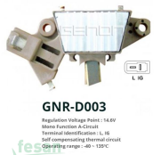 GENON D003 DELCO 12V KONJEKTÖR DAEWOO DAMAS YANDAN FİŞLİ DEL1109