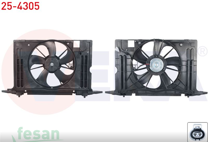 25-4305 12V FAN MOTORU KLİMA TOYOTA COROLLA 1.6 VVTI 2007-2012 DAVLUMBAZLI
