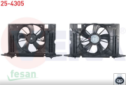 25-4305 12V FAN MOTORU KLİMA TOYOTA COROLLA 1.6 VVTI 2007-2012 DAVLUMBAZLI