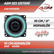 19 1610 HOPARLÖR 10CM 4 İNÇ KAPAKSIZ