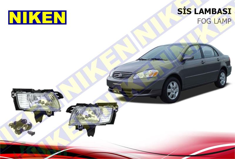 022TY100201 SİS LAMBASI TOYOTA COROLLA 2005> TAKIM