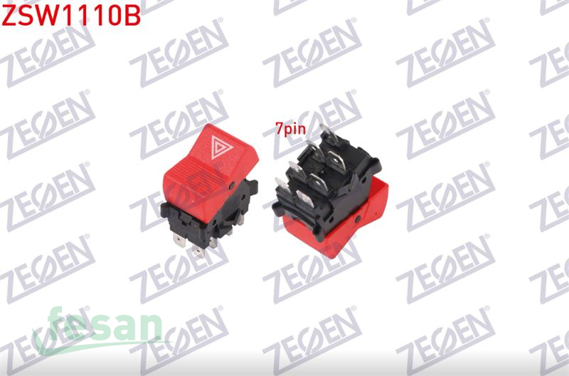ZSW1110B ANAHTAR 4LÜ FLAŞÖR TOFAŞ FATİH  KIRMIZI  DKS