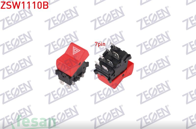 ZSW1110B ANAHTAR 4LÜ FLAŞÖR TOFAŞ FATİH  KIRMIZI  DKS