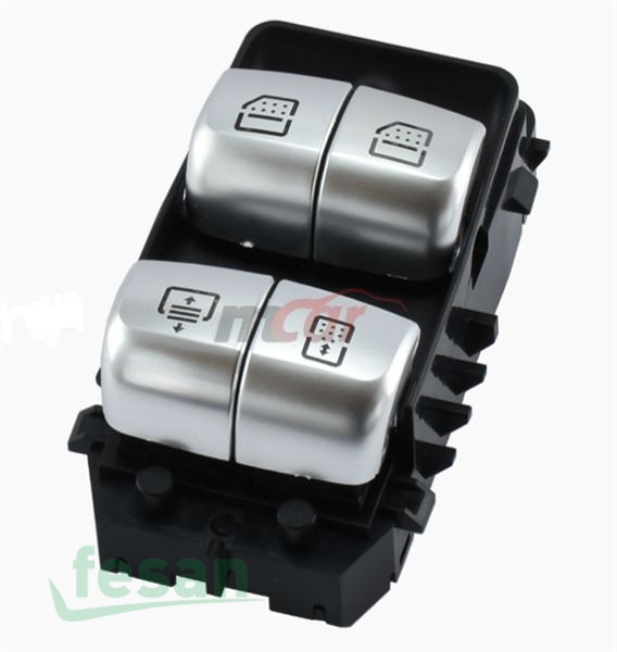 AN561 ANAHTAR CAM İND/KAL MB W213 W222 3F SİYAH ARKA DÖRTLÜ BEYAZ IŞIK