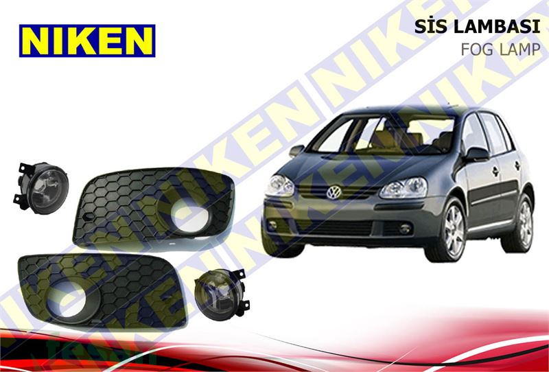 022VW150201 SİS LAMBASI VOLKSWAGEN GOLF V 2004-2008 TAKIM