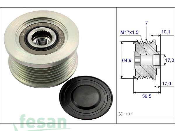 İNA 535017710 ŞARJ KASNAK RULMANLI NİSSAN PATHFİNDER NİSSAN NAVARA