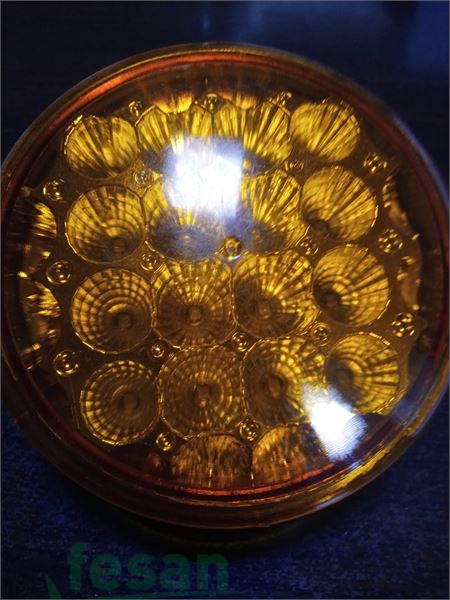 NL.002S 24V SİNYAL LAMBA LEDLİ TEMSA OTOBÜS SARI YUVARLAK