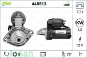 VALEO 446513 12V MARŞ MOTORU CHEVROLET AVEO CRUZE 9DİŞ 1.3KW