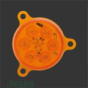 BAD 211 ŞAPKA TİP LAMBA 3KULAK 6LED SARI