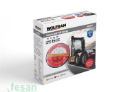 WOLFRAM 40130 10V/30V STOP LAMBA HAMBURGER NEON L LEDLİ SOL 4 FONKSİYON