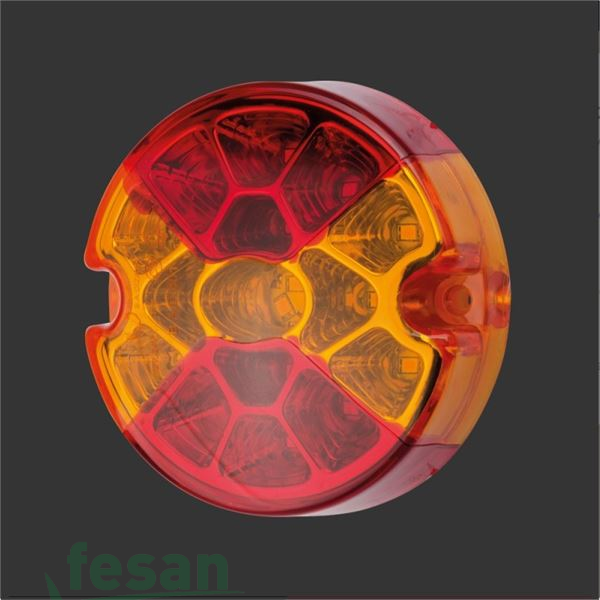 K2 301 STOP LAMBA LEDLİ 4 FONK YUVARLAK KÜÇÜK BAD 301