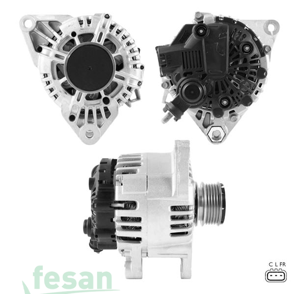 VALEO DLA6010 12V ALTERNATÖR HYUNDAI I20 1.4 CRDI I30 1.6 CRDI / KIA RIO 1.4 CRDI - VENGA 1.6 CRDI 120AHM DFM FR LC UC 3FİŞ