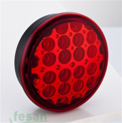 NL.001K 24V STOP LAMBA LEDLİ TEMSA OTOBÜS KIRMIZI YUVARLAK