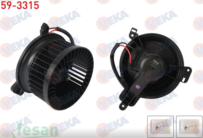 59-3315 12V KALORİFER MOTORU PARTNER BERLİNGO II KLIMASIZ