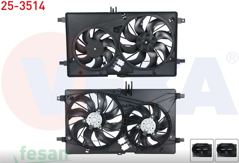 25-3514 12V FAN MOTORU RENAULT MASTER III OPEL MOVANO
