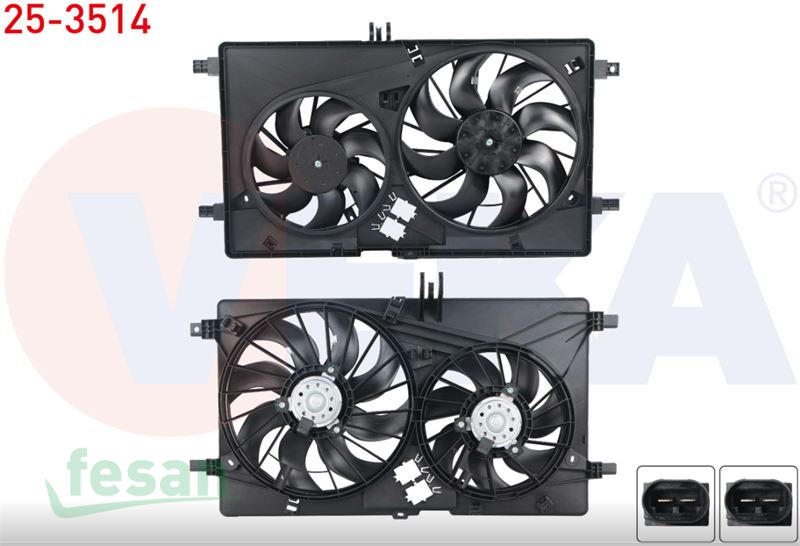 25-3514 12V FAN MOTORU RENAULT MASTER III OPEL MOVANO