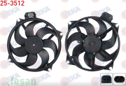 25-3512 12V FAN MOTORU MEGANE III FLUENCE 7KANAT 2009 1.5 DCİ SCENİC