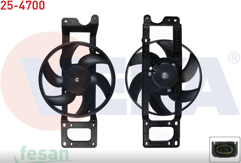25-4700 12V FAN MOTORU DACİA LOGAN LS 2004-2012