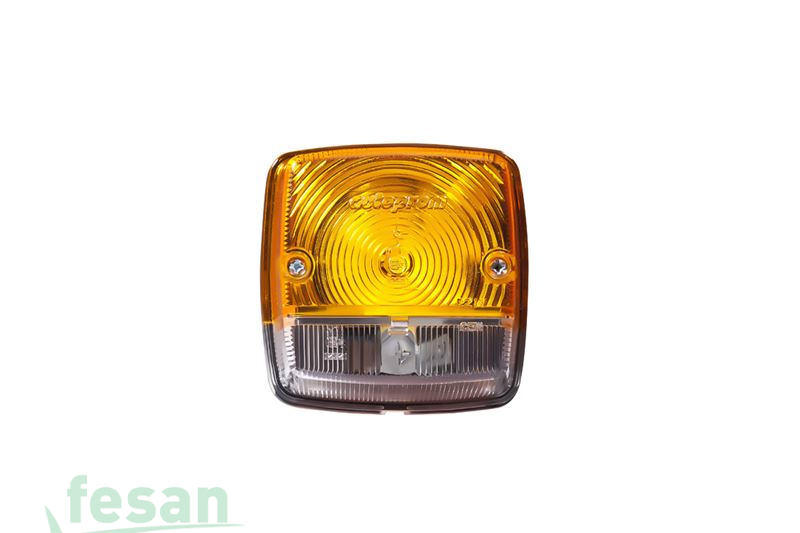 832122C PARK SİNYAL CAMI JOHNDEERE DEUTZ KÜÇÜK KARE SARI BEYAZ FİAT TRAKTÖR 54C