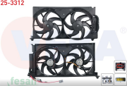 25-3312 12V FAN MOTORU PEUGEOT 306 PARTNER ÇİFTLİ 1996-2008