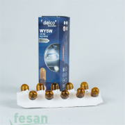 DLC-70100 12V AMPÜL T10 10WATT BÜYÜK DİPSİZ AMBER TURUNCU NATUREL