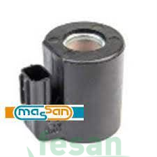 SBN 0043 SELENOİD KAWASAKİ SİYAH PLASTİK KAPLAMA 2 FİŞLİ SOKETLİ CUMMİNS MOTOR 52301-04510