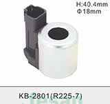 24V BOBİN HYUNDAI SOKETLİ METAL YUVARLAK 2FİŞLİ KB-2801