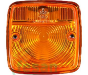 712338-SC SİNYAL CAMI JOHNDEERE 2030 204 KÜÇÜK KARE TEK SARI FİAT TRAKTÖR