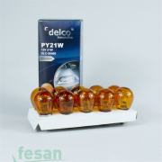 DLC-50400 12V AMPÜL S25 93 21WATT EXSANTRİK AMBER TURUNCU NATUREL BAU15S