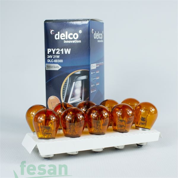 DLC-60300 24V AMPÜL S25 93 21WATT AMBER TURUNCU EXSANTRİK NATUREL BAU15S