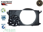 30202701 12V FAN MOTORU FORD V 347 TEK MOTORLU BEYİNLİ 2006-2013 KOMPLE KASALI