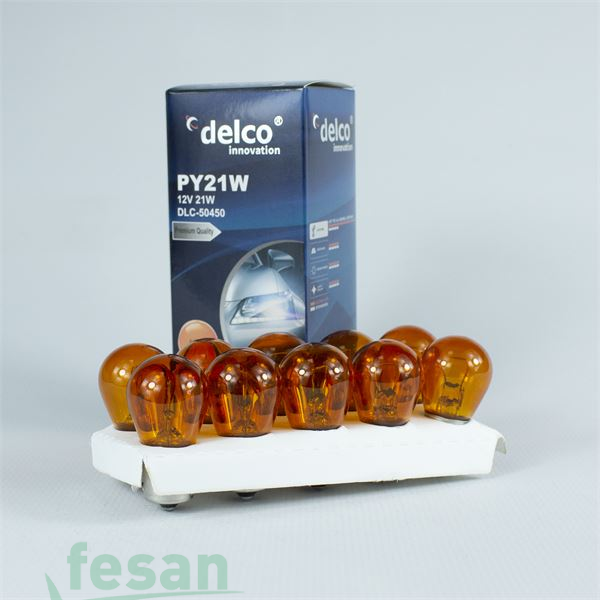 DLC-50450 12V AMPÜL S25 93 21WATT AMBER TURUNCU BA15S NATUREL