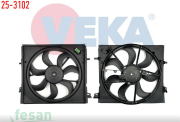 25-3102 12V FAN MOTORU RENAULT KADJAR 2013> X-TRAİL  T32  2014> NİSSAN QASHQAI  J11  2013>