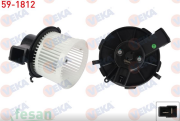 59-1812 12V KALORİFER MOTORU FİAT 500C 1.3 MULTİJT 2009> PANDA 2003-2012 FORD KA 2008-2016