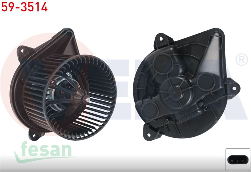 59-3514 12V KALORİFER MOTORU RENAULT TRAFİC II 2001-2014 OPEL VİVARO 2002>