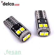 DLC-90110 LED AMPÜL T10 3030 5WATT B DİPSİZ 6LED BEYAZ  WHITE