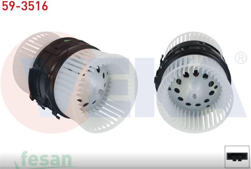 59-3516 12V KALORİFER MOTORU RENAULT FLUENCE 2009>