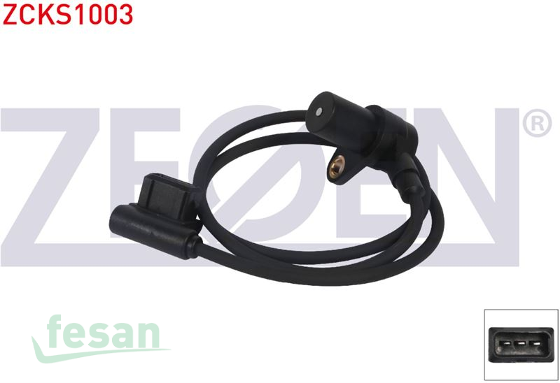 ZCKS1003 KRANK DEVİR SENSÖRÜ BMW E30 1982-1991 E34 1992-1995 KABLOLU 725MM