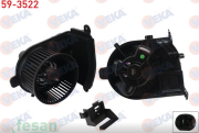 59-3522 12V KALORİFER MOTORU RENAULT CLİO II 1998 2005 SYMBOL II 2008-2012 250W