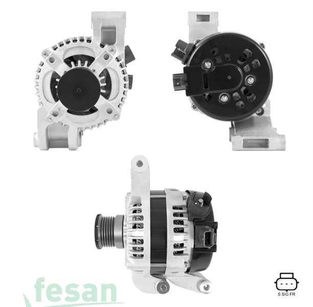 N.DENSO DLA23839 12V ALTERNATÖR FORD FOCUS II 2.0 VOLVO S40 1.8-2.0 (S-SIG-FR) 120AHM