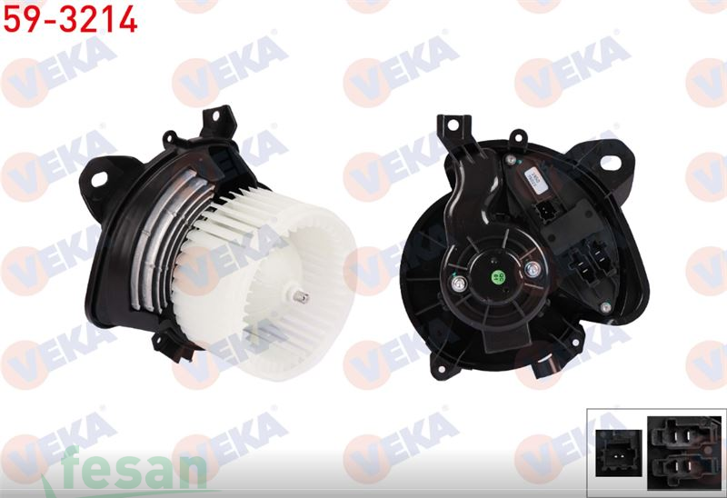 59-3214 12V KALORİFER MOTORU OPEL CORSA D 2006 2014 ADAM A 2013>